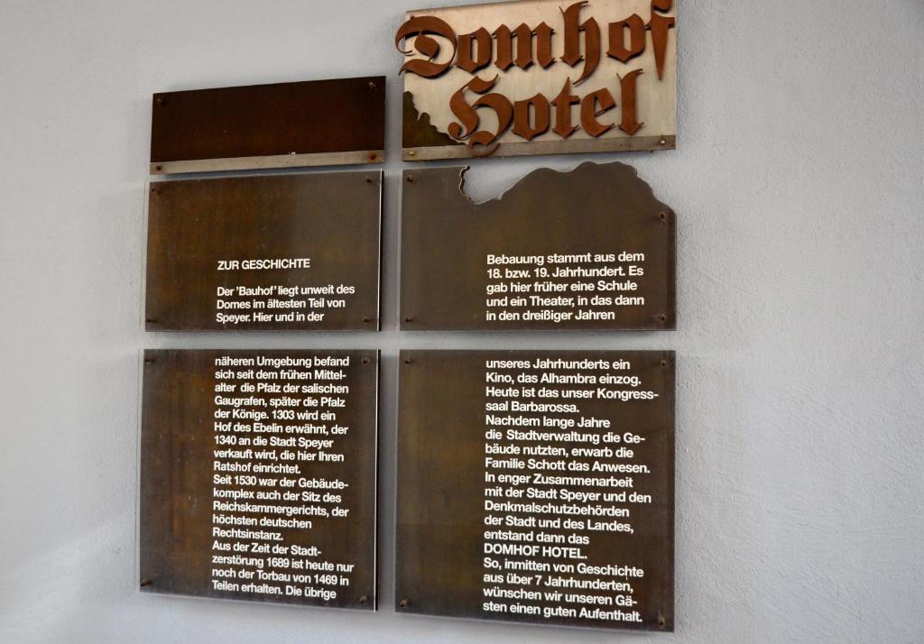 Hotel Domhof Speyer Exterior photo